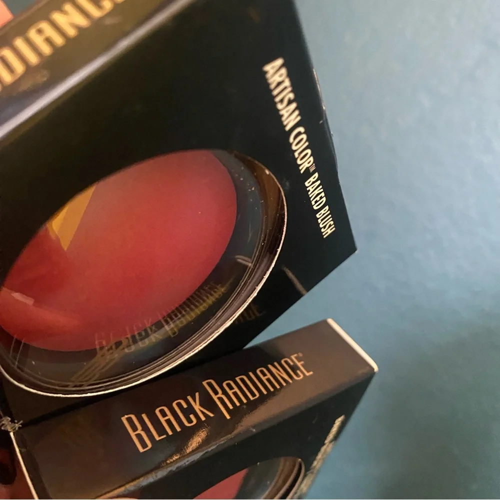 NWT Black Radiance Artisan Color Baked Blush - 8305 Warm Berry - Comes with Two
